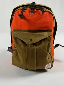 FILSON JOURNEYMAN BACKPACK DARK TAN/FLAME NWT - Picture 1 of 19