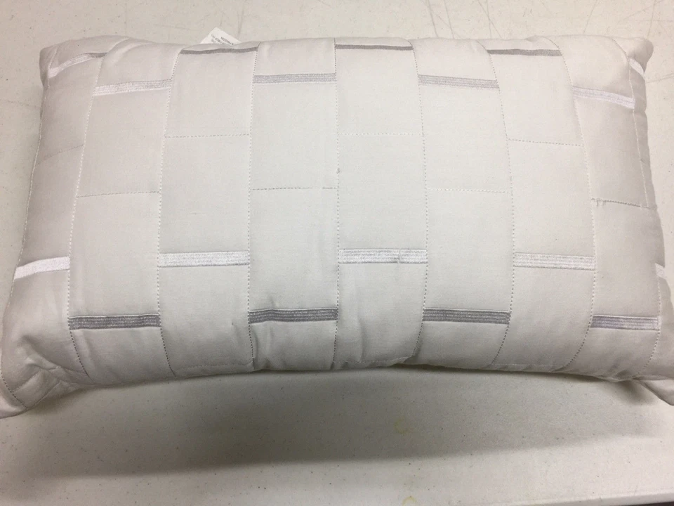 Almohada decorativa III Bar Modis blanca 12 x 20 Foto 1 de 3