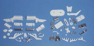 MPC 1972 Chevy Vega Grumpy Toy Pro Street Engine Set w/Dual Carbs+ extras 1/25 - Picture 1 of 12