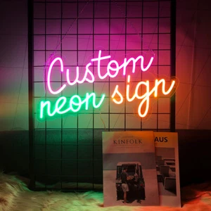 Custom Neon Sign LED Neon Light for Bar Wall Home Decor As Your Own Neon Sign - Picture 1 of 11