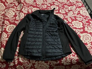 Scandinavian Explorer Hooded Jacket Coat XL Men's Black Full Zip Puffer - Picture 1 of 7