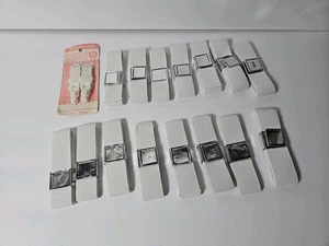 VTG Stretchrite White Detachable Hose Grips For Garter Belts NIP Plus Elastic - Picture 1 of 2