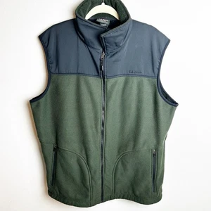 L.L. Bean Men's XL Tall Polartec Windproof fleece vest - Picture 1 of 12