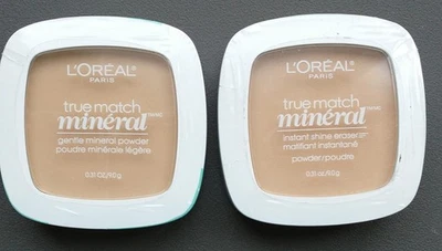 2 Loreal True Match Mineral Gentle Mineral Pressed Powder Buff Beige N4-5/410 - Image 1 of 2