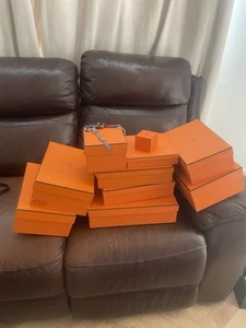 Authentic Hermes HERMÈS Iconic Orange Gift Presentation Box – NEW / Empty - Picture 1 of 3