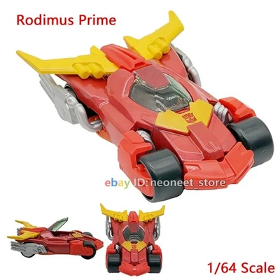 Transformers Rodimus Prime 1/64 Coche Modelo Caja Ciega Bloques Modelo C01 Kit Juguetes Foto 1 de 4
