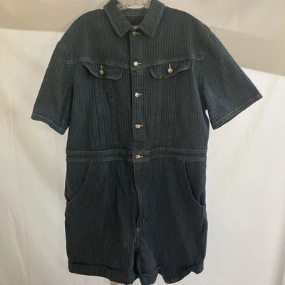 Mono Lee Union en azul metálico a rayas Foto 1 de 2