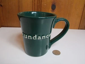 Sundance Film Festival TV Filme 14 Unzen grün Steinzeug Becher geprägte Buchstaben USA - Bild 1 von 6