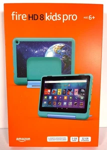 Amazon Fire HD 8 Kids Pro 6+ 8" 12ª Generación 32GB 3GB RAM Verde azulado Nuevo y sellado - Imagen 1 de 4