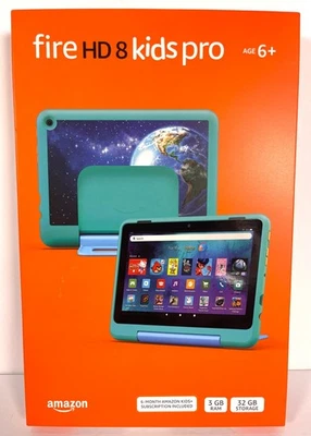Amazon Fire HD 8 Kids Pro 6+ 8" 12th Gen 32GB 3GB RAM New And Sealed - Image 1 of 4