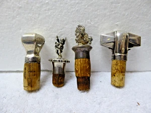 4x Zierkorken 830 , 800 , 900 , 925er Silber , guter gebrauchter Zustand, 25231 - Bild 1 von 12