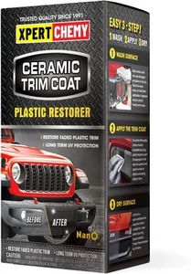 Ceramic Trim Coat Kit,Plastic Restorer for Cars Coating Wipes to... - Picture 1 of 7
