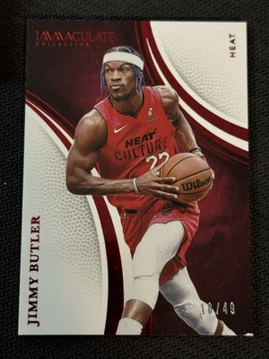 Jimmy Butler 2024-25 Panini Immaculate Collection Red Ruby /49 #44 - Image 1 of 2