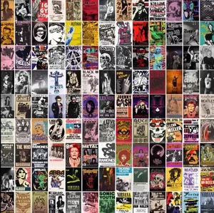 Metal Signs Music Groups Bands Artist Man Cave Prints Home Décor Kitchen Gift - Picture 1 of 140