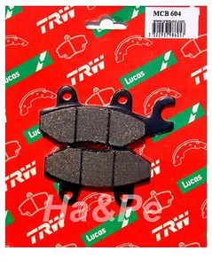 Pastillas de freno Triumph 750 Daytona Trident - LUCAS MCB 604 - Imagen 1 de 1