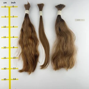 Europäisches Echthaar Rohhaare hellblond mind.100 Gr 30-35cm - 3003255 - Picture 1 of 1