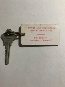 Llavero y llave Sheraton Motor Inn Hotel Motel Room Columbus Ohio #813 - Imagen 1 de 2