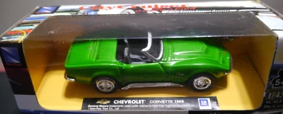 全新 Ray 1/43 City Cruiser 1969 雪佛兰 Corvette 美国经典汽车压铸 — 第 1/4 张图片