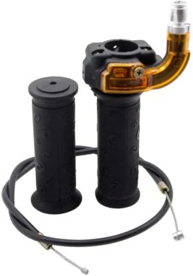 7/8'' Twist Throttle Accelerator Grip+Cable 47 49cc Mini Pocke Bike Quad Rocket