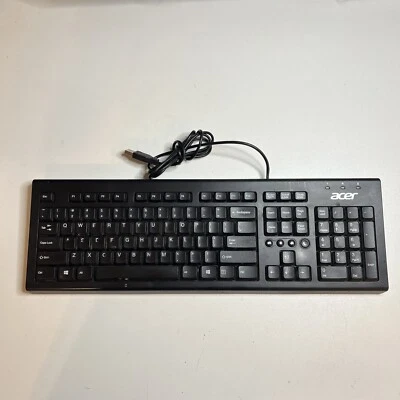 Acer PR1101U USB Wired Slim Keyboard - Image 1 of 3