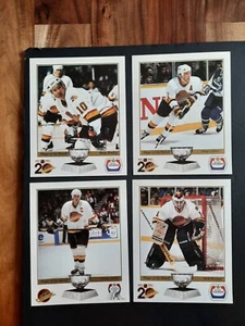 1990/91 VANCOUVER CANUCKS MOLSON PLAYER OF THE MONTH X4 HOCKEY PHOTOS / 8x10 - Picture 1 of 1