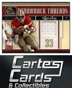 Roger Craig 2008 Donruss Elite #TTS-13 Throwback Threads 49ers 33/199 - Picture 1 of 2