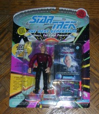 Star Trek CAPT JEAN-LUC PICARD 4.5" Action Figure 1993 5+ Carded Playmates