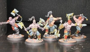 Garrek's Reavers Painted With Cards Warhammer Underworlds Khorne Age Of Sigmar - Picture 1 of 7
