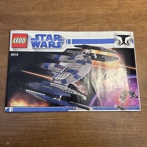 Lego Star Wars 8016 Hyena Droid Bomber Instruction Manual Booklet Only 2009 - Picture 1 of 3