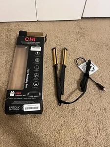 CHI Tourmaline Ceramic 3-in-1 Styling Iron, 1" /Thermal Mat USED - Picture 1 of 1
