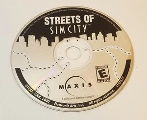 Streets of Simcity PC 1997 CD-Rom windows maxis racing driving simulation game - Picture 1 of 1