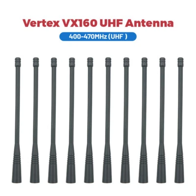 10pcs UHF Antenna 6.2'' For Vertex Standard Radio VX150 VX151 VX180 VX160 VX130 - Image 1 of 4