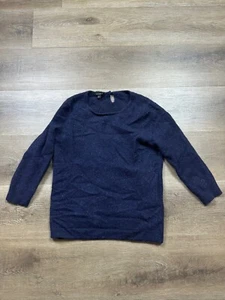 Talbots Sweater Youth Girls M Blue Long Sleeve Cashmere Pullover Button - Picture 1 of 5