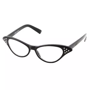 Años 50 Años 60 Niños Nerd Gato Gafas Disfraz Niños (Edades 3-12) Negro - Imagen 1 de 6