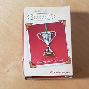 Hallmark Keepsake "Coach Of The Year" 2003 Metal Ornament - Picture 1 of 7