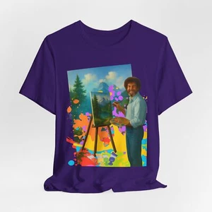 Camiseta unisex inspirada en Bob Ross, camisa para amantes del arte, regalo para pintores, creativa - Imagen 1 de 50