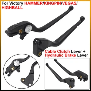 Hydraulic Brake and Cable Clutch Lever - For Victory HAMMER/KINGPIN/VEGAS/MAGNUM - Picture 1 of 9