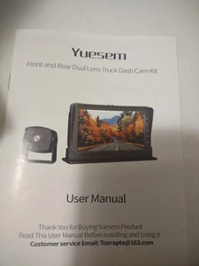Wireless Backup Camera System 5'' Monitor Waterproof Car Rear View 1080P Digital - Picture 1 of 5