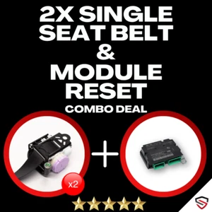 TWO SEAT BELT REPAIRS SINGLE-STAGE AND SRS MODULE RESET COMBO DEAL  ⭐⭐⭐⭐⭐ DEAL** - Bild 1 von 5