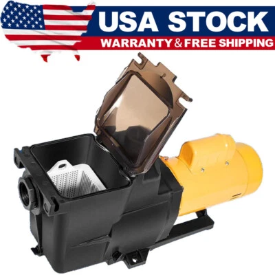 For Hayward W3SP2607X10 Super Pump Swimming Pool Pump 1 HP 115/230V Single Speed - Image 1 of 4