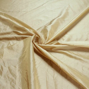 Stoff Polyester Crash Kleidertaft vanille gecrasht Edelknitter - Bild 1 von 2