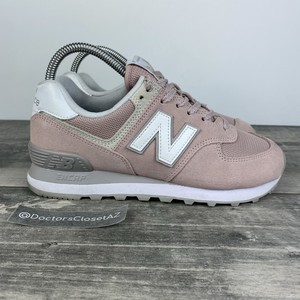 new balance 574 cream pink olive