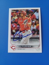 Kyle Farmer IP Autograph 2022 Topps Baseball Card