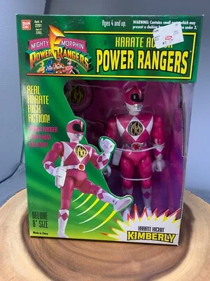 Figura Kimberly de acción de karate de lujo Power Rangers Bandai Mighty Morphin 1994 8" Foto 1 de 4