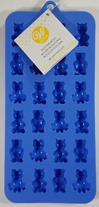 Teddy Bear Frogs Monkeys Wilton Silicone Mold Ice Cube Tray Or Other Heavy Duty - Picture 1 of 4