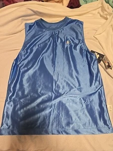 Vintage STARTER Basketball Jersey Mens MEDIUM BLUE BLUE Reversible Practice Mesh - Picture 1 of 12
