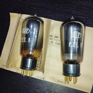 PTT1 Elektronische Röhre UNSER BIOGRAFISCHER DATENBLATT LEER Set 2 Röhren PAAR I2h43/8 - Bild 1 von 8