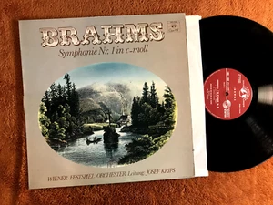 brahms symphonie nr. 1 in c-moll '64 france wiener festspiel krips sms2268 lp! - Picture 1 of 2