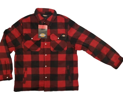 DICKIES Herren Thermohemd Arbeitshemd Portland rot Fleece gefüttert Gr. XXL NEU - Bild 1 von 4