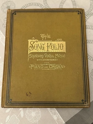 1888 | Song Folio Sheet Music Book | Patti Nilsson Piano Organ | San Francisco | - Image 1 of 4